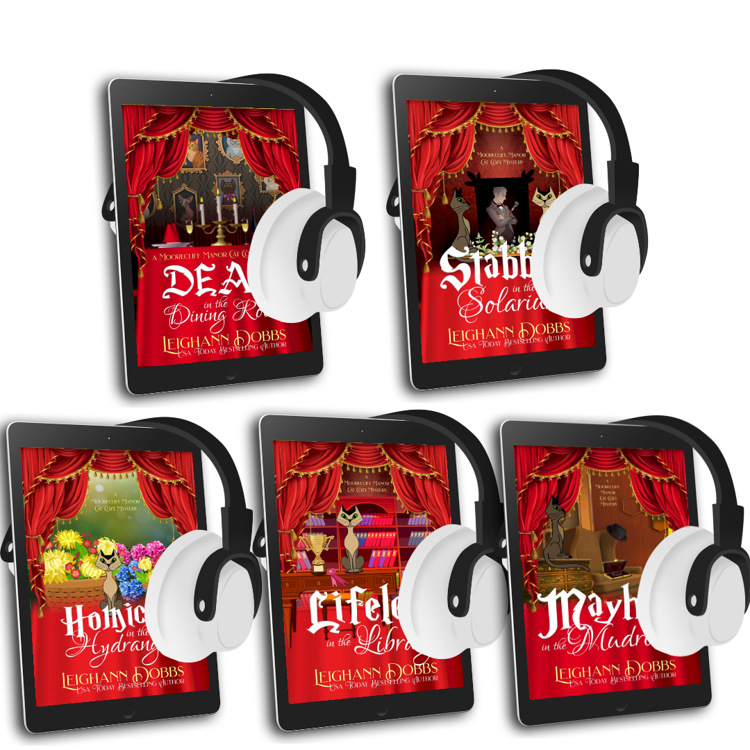 Moorecliff Manor Cat Cozy Mystery Books 1-5 (AUDIOBOOK)