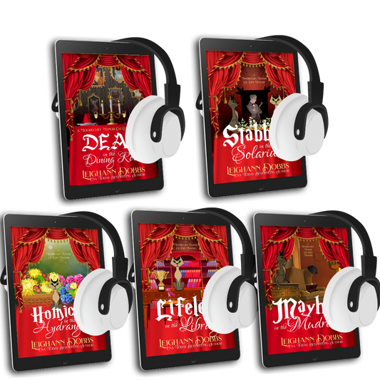 Moorecliff Manor Cat Cozy Mystery Books 1-5 (AUDIOBOOK)